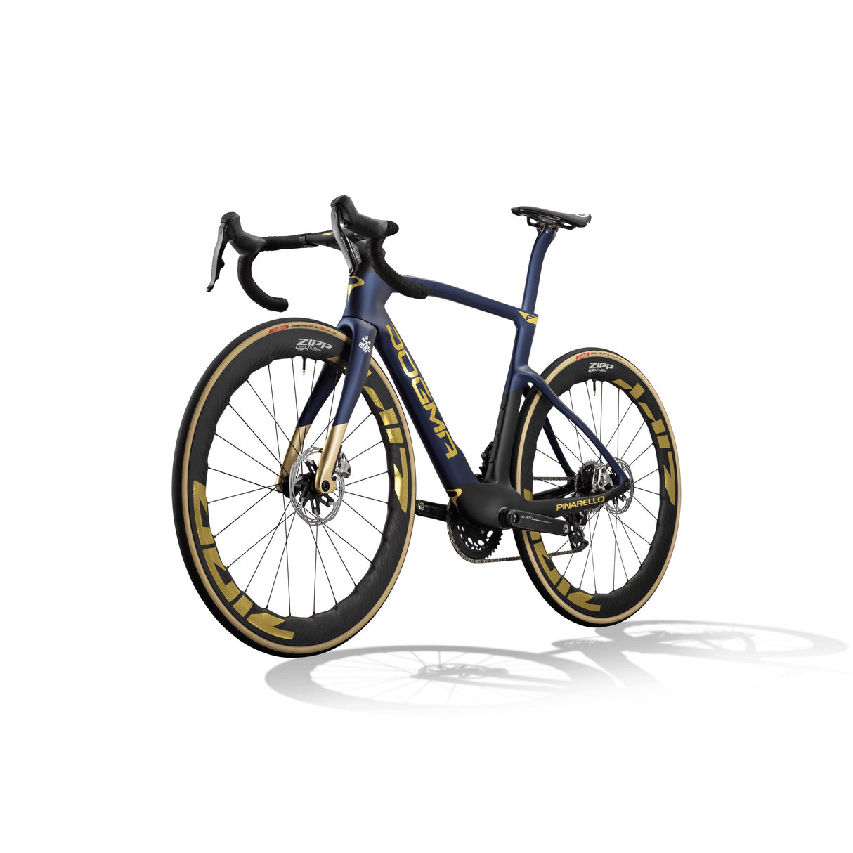 Dogma F -Sram Red AXS - Zipp 454 NSW Gold Decal - Q36.5 Replica