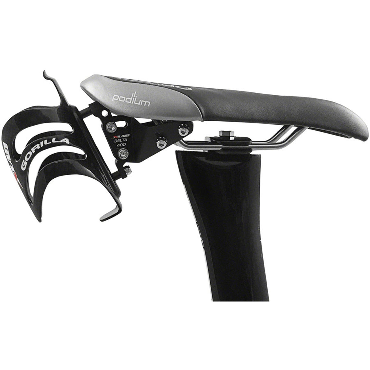 Delta Series Rear Mounted Bottle Cage