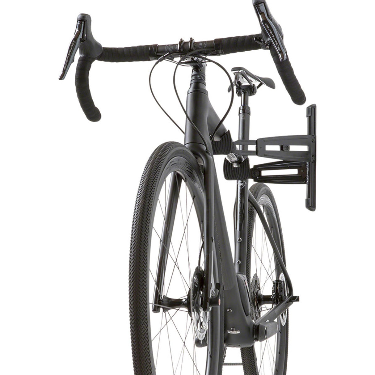 2D Wall Rakk Display Stand - 1-Bike, Wall Mounted, Black