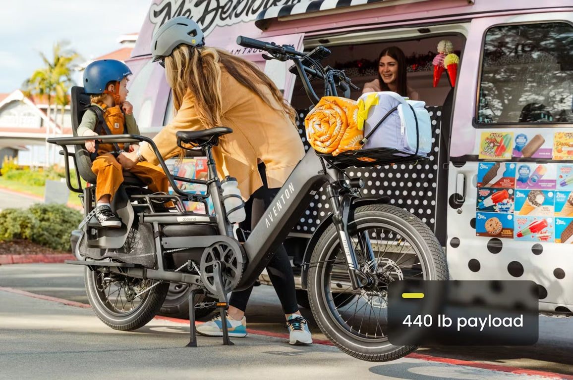 Aventon Abound LR Class 2 Cargo E-Bike