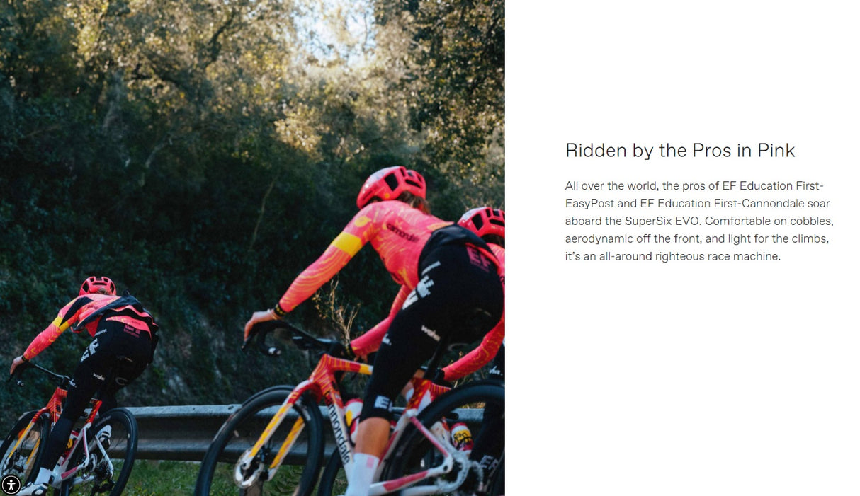 Cannondale SuperSix Evo Lab71 Team EF Replica Road Bicycle
