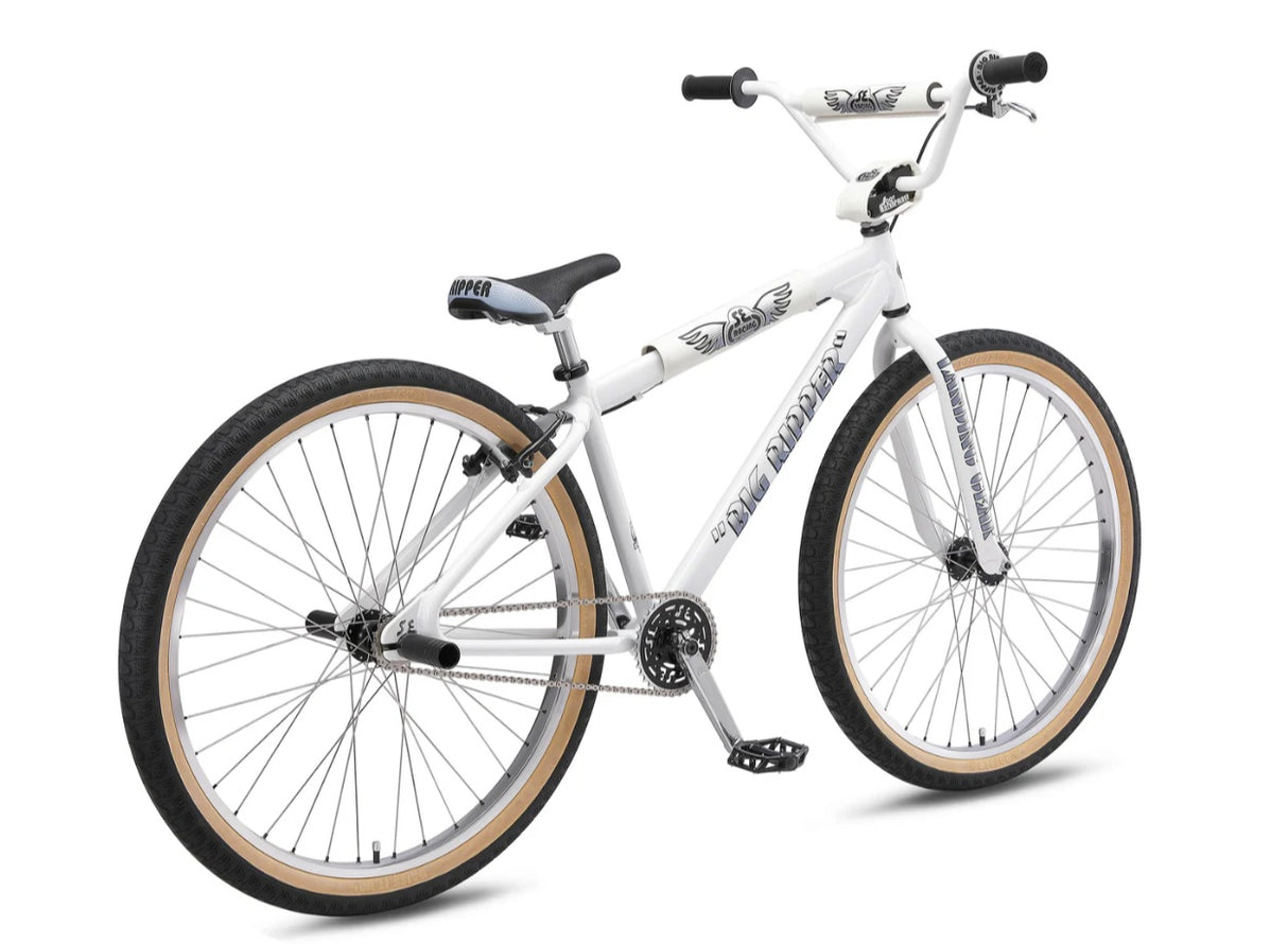 SE Bikes Big Ripper 29 Aluminum BMX Bike - Arctic White