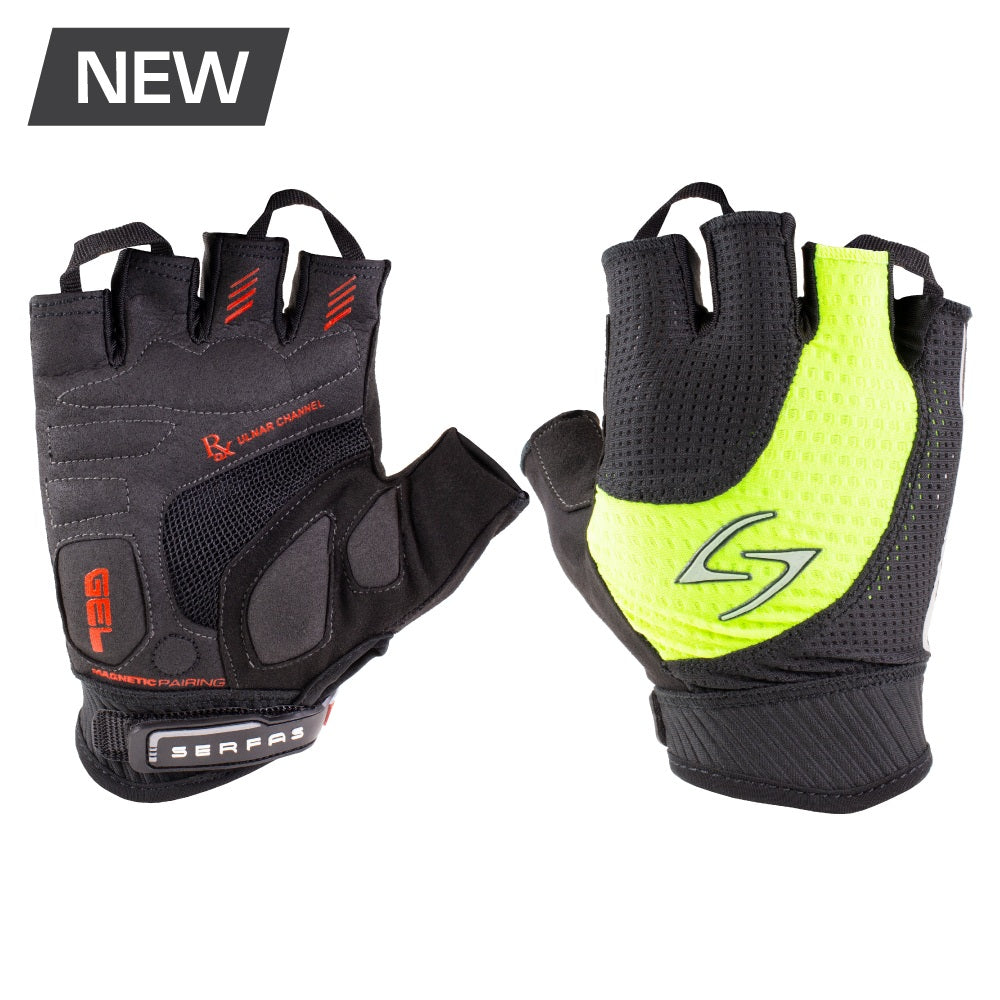 SERFAS SF RX GLOVE-M-BLK/YELLOW Large