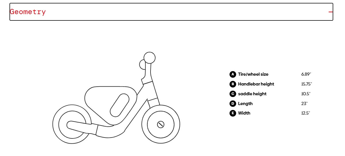 Woom Wow Self-Balancing Toddler Balancing Bike
