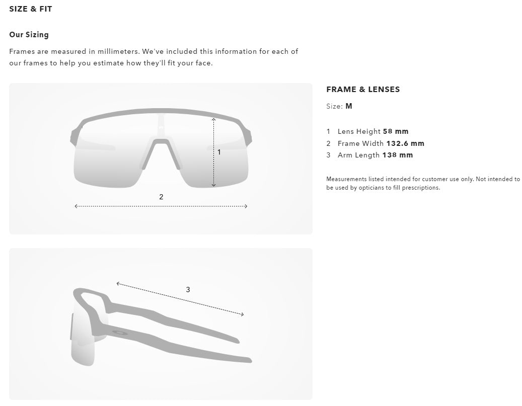 Oakley Sutro Lite Sweep Cycling Sunglasses