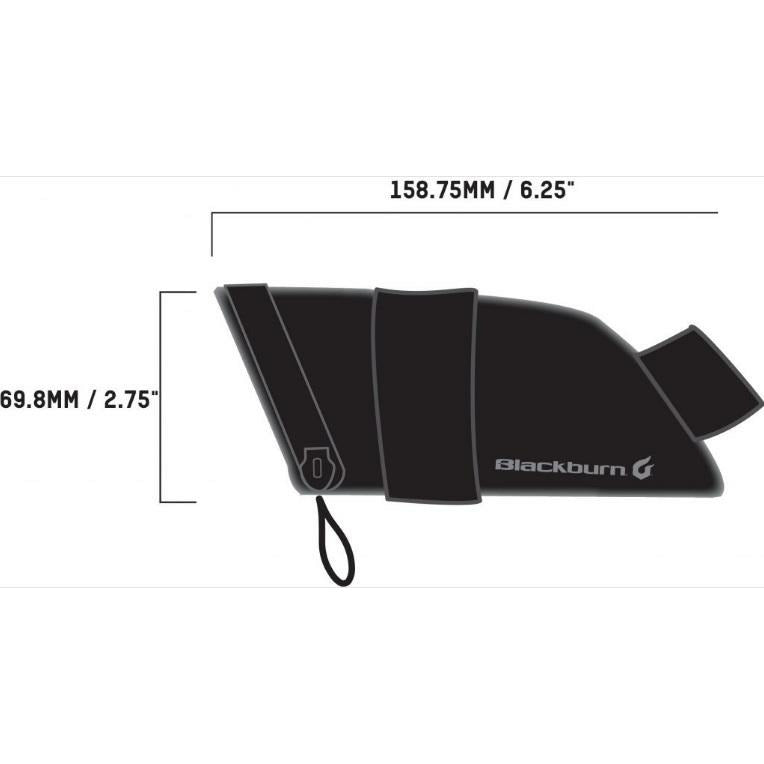 Blackburn Grid Small Seat Bag Black/Reflective
