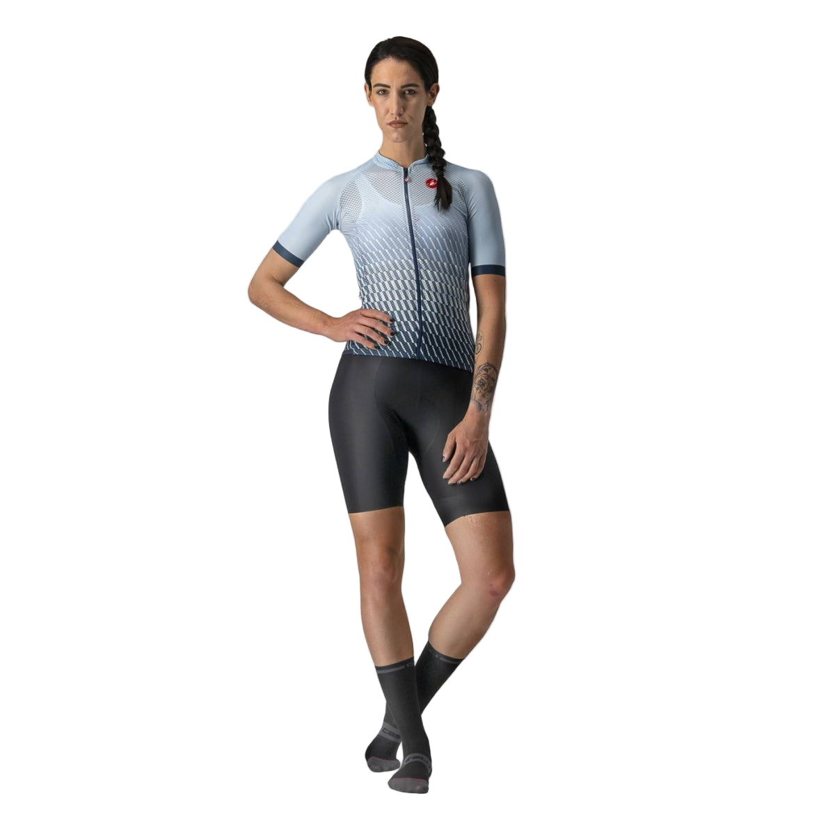 Castelli Women's Climber's 2.0 Full-Zip Short-Sleeve Cycling Jersey