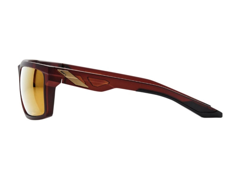 100% Daze Sunglasses with Flash Gold Lenses