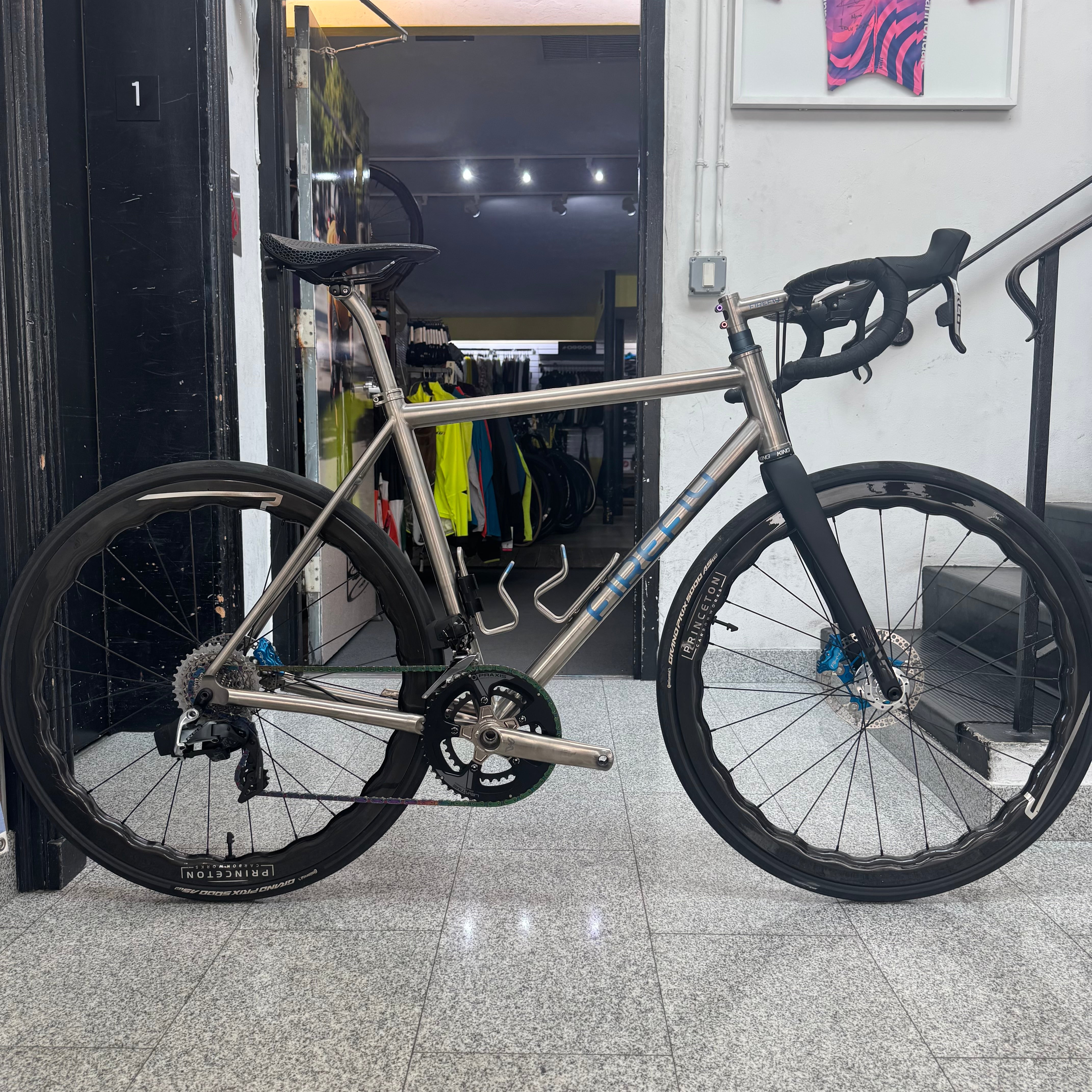 Titanium Road Bike | Princeton Wheels | Chris King Custom Build