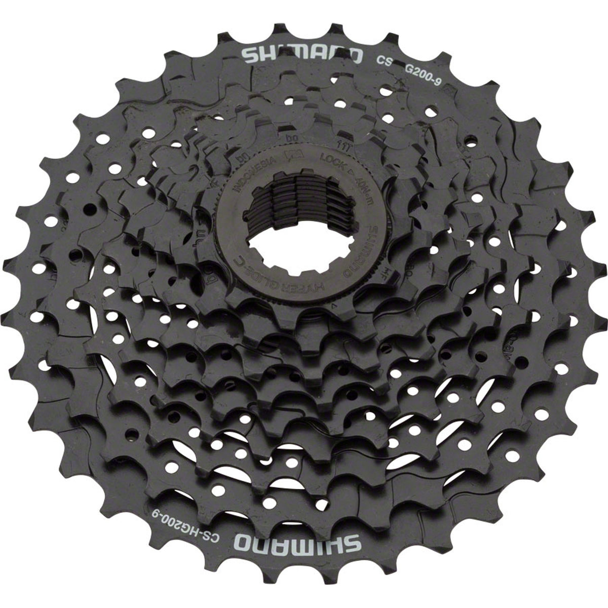 CASSETTE SPROCKET, CS-HG200-7, 7-SPEED, 12-14-16-18-21-24-32