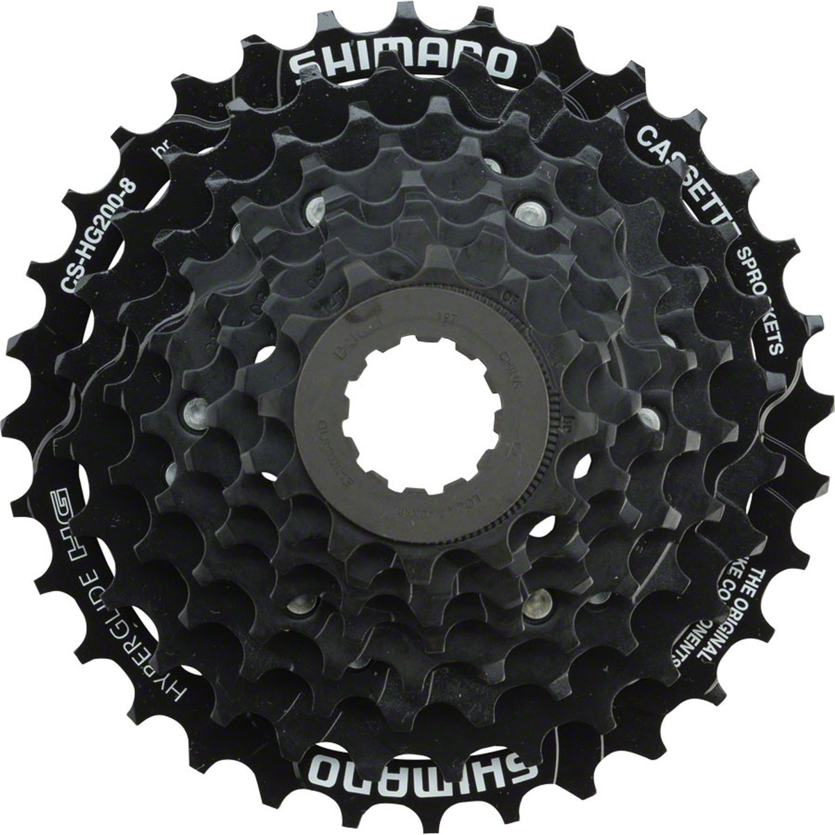 CASSETTE SPROCKET, CS-HG200-7, 7-SPEED, 12-14-16-18-21-24-32