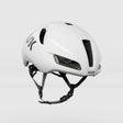 New White Kask Utopia Y Aero Triathlon helmet on a light gray backgroung