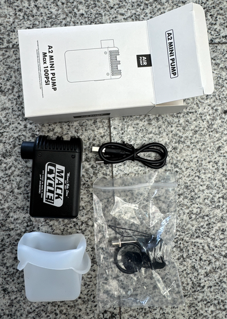 Ultra-Mini 100PSI Rechargeable Portable Electric Bicycle Pump