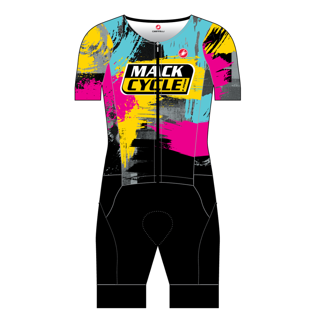 Castelli Free Sanremo 2 Short Sleeve Women's Tri-Suit MACK CMYK