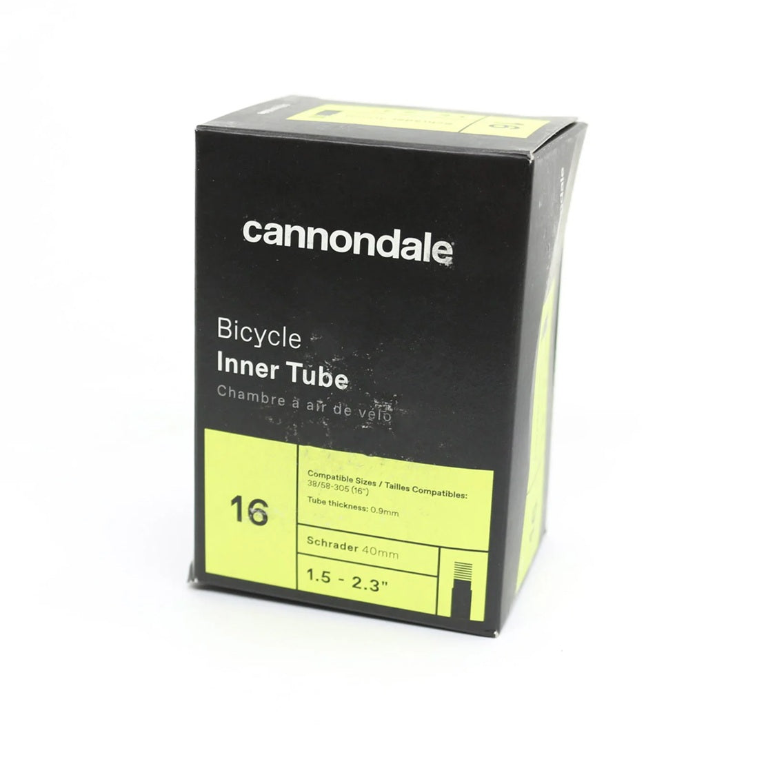 Cannondale Bicycle Tube with Schrader Valve - 16 x 1.5 - 2.3"