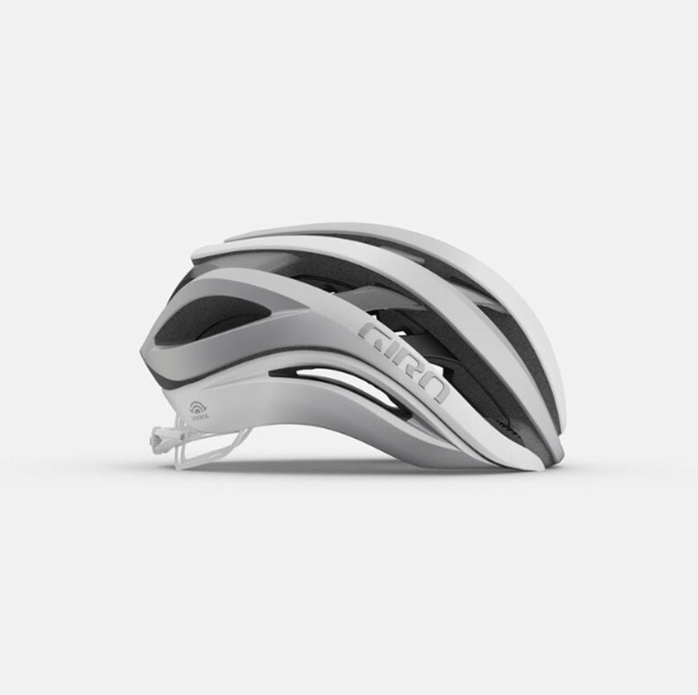 Giro Aether Spherical MIPS Road Bike Helmet - White/Silver
