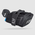 Mini strap saddlebag Black. Strap system