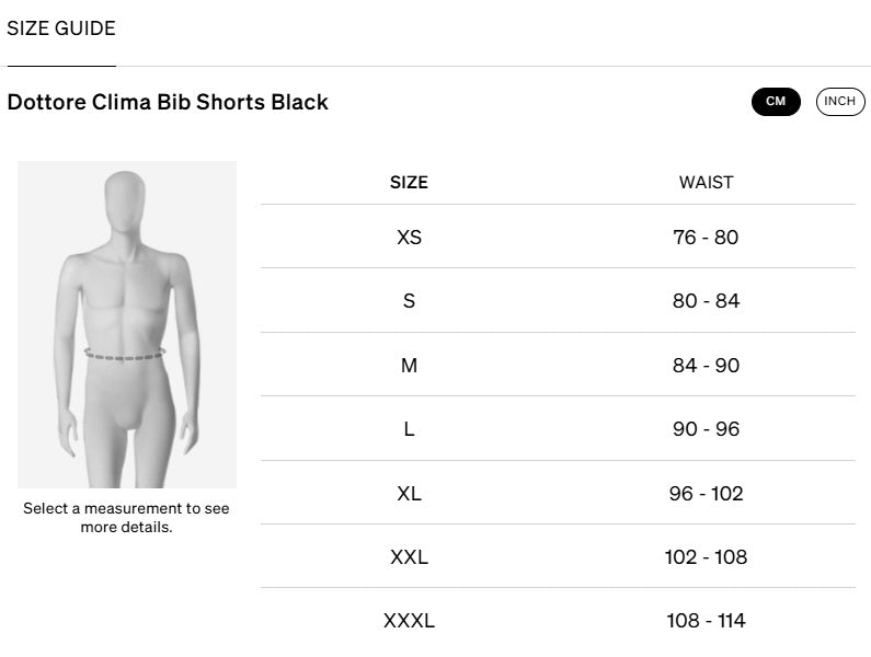 Q36.5 Dottore Pro Clima Cycling Bib Shorts