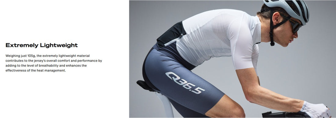 Q36.5 Dottore Clima Full Zip Short Sleeve Cycling Jersey