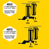 Saris MHS 1 + 1 Base Only Modular Hitch Base