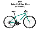 TOYS FOR TOTS (CRYC) BIKE DONATIONS