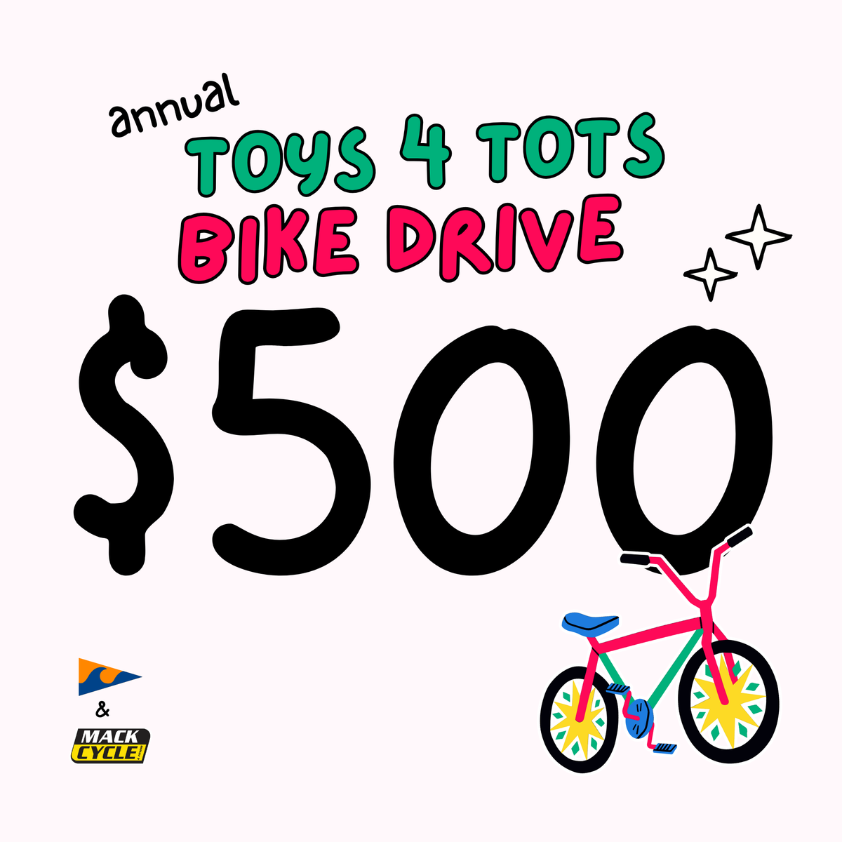 TOYS FOR TOTS (CRYC) BIKE DONATIONS