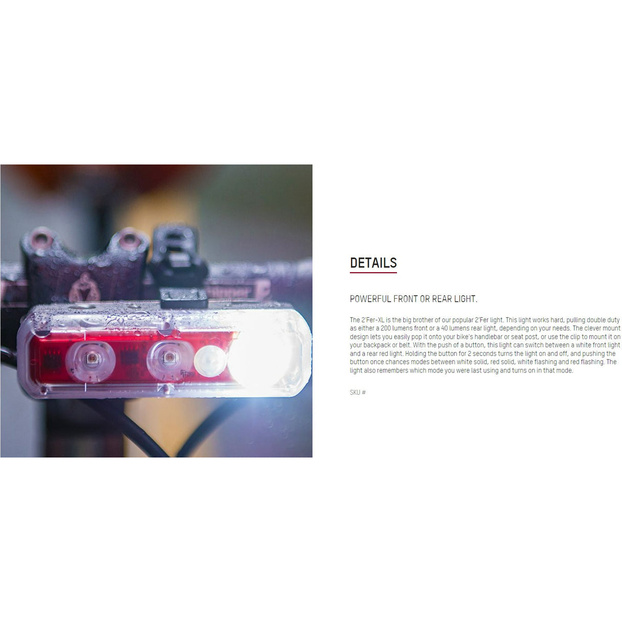 Blackburn 2'FER XL Light 2pk