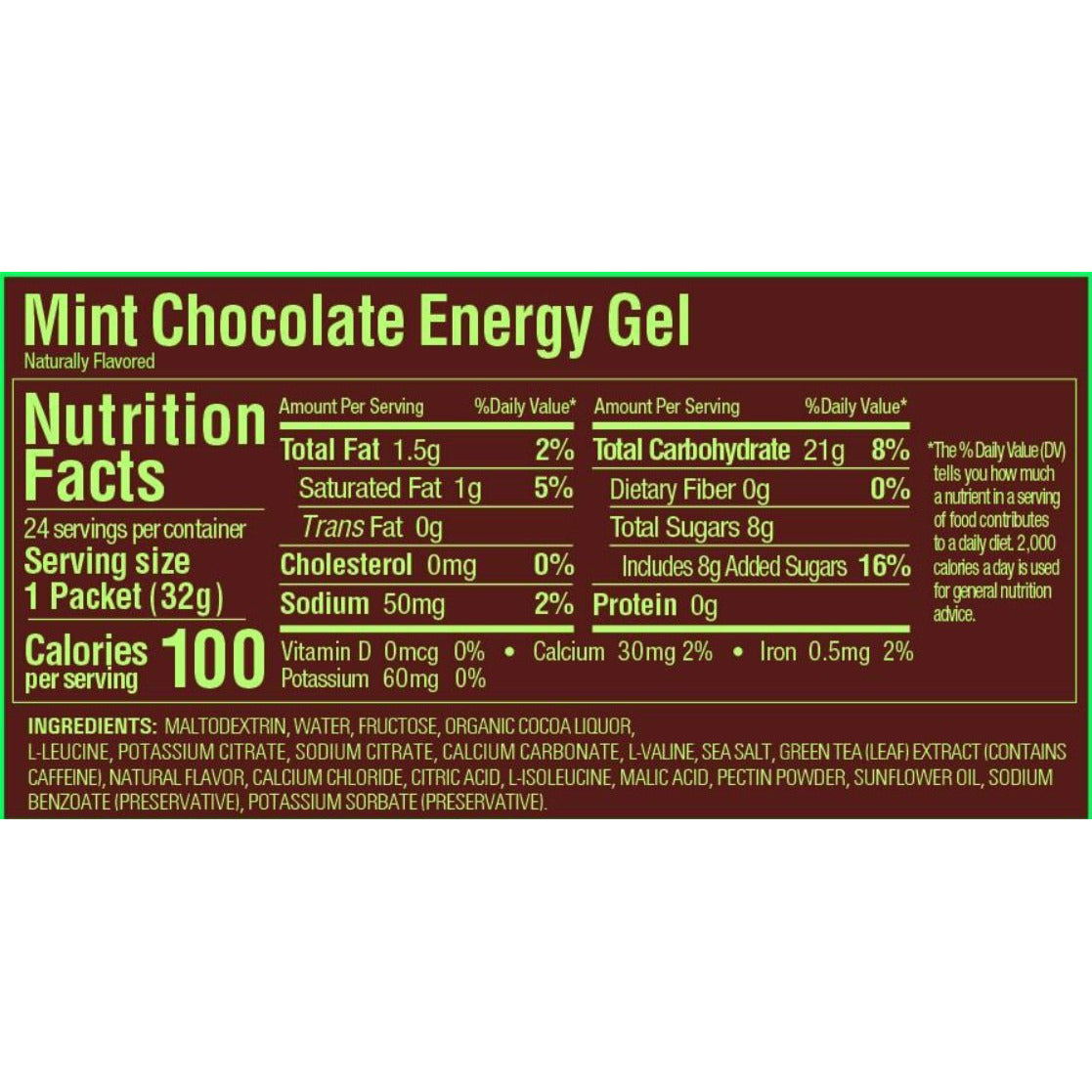 GU Energy Gel Chocolate Outrage (Individual)