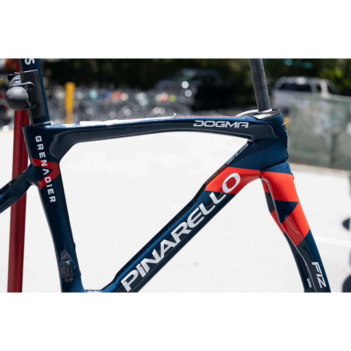 Pinarello Dogma F12 X-Light Official Team INEOS Grenadiers Road Bike Frameset- (CUT STEERER)