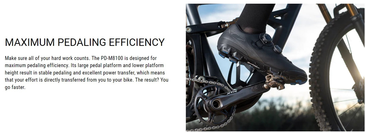 Shimano Off-Road Pedal PD-M8100 DEORE XT w/ Cleat